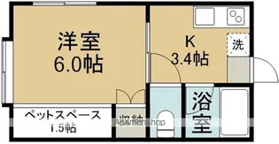 ハイツコスモス【2階】の間取り