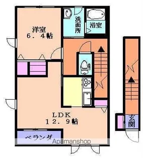 ブランシェ298【2階】の間取り