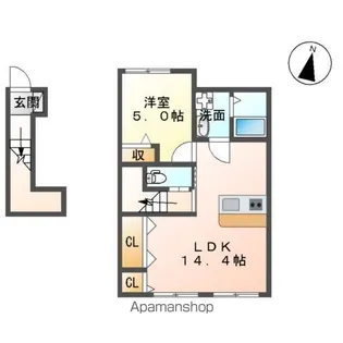 テネーレ【201号室】の間取り