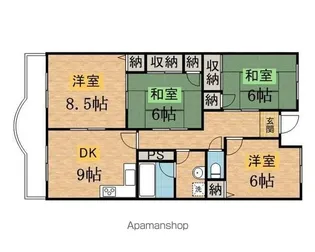 グランデ南大沢【2階】の間取り