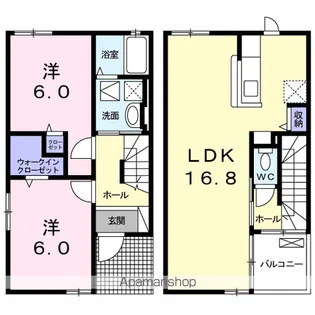 ベル・グラン【1階】の間取り