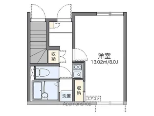 レオネクスト白菊【102号室】の間取り