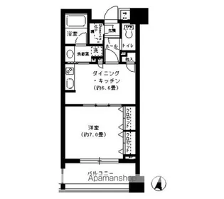 クリオ文京小石川【2階】の間取り
