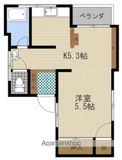 倉本ビル【4階】の間取り