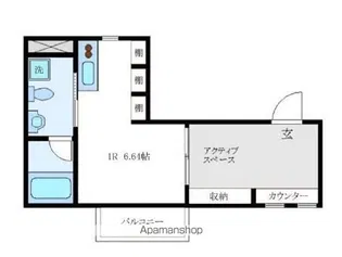 えんぷらす滝野川【2階】の間取り