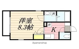 リブレアタウン井尻A【1階】の間取り