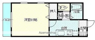 J・FEEL船塚【101号室】の間取り