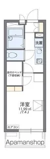 レオパレスYAHAGIⅠ【1階】の間取り