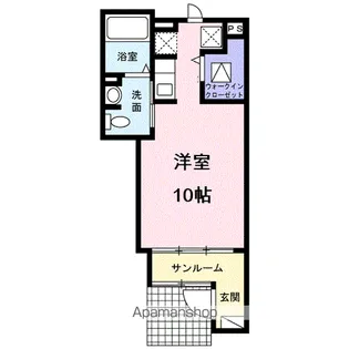 フォレスト ガーデン【1階】の間取り