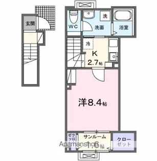 シャトレーベル【2階】の間取り