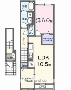 クルール イースト【2階】の間取り