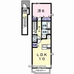フローラーリア【2階】の間取り