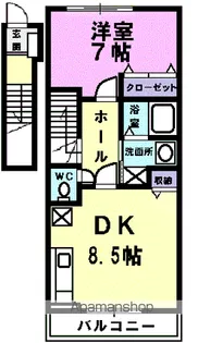 ビューラーⅡ【2階】の間取り