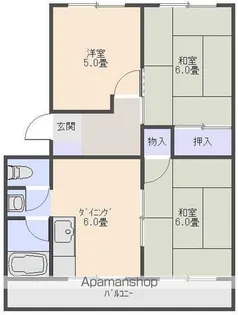 竹内マンション【203号室】の間取り