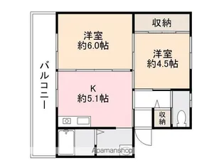 ヴィラナリー長尾 1号棟【1階】の間取り