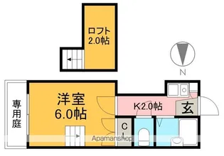 F・グレース高須新町【1階】の間取り