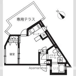 ジェイエムケー田園調布【1階】の間取り