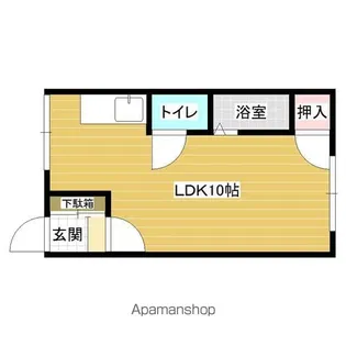 美唄総合ハイツ【2階】の間取り