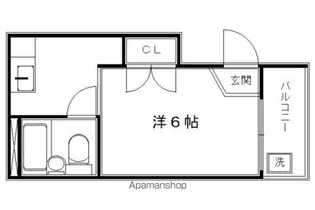 LA MAISON TOMISAKA【205号室】の間取り
