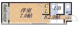 KWビル壱番館【411号室】の間取り