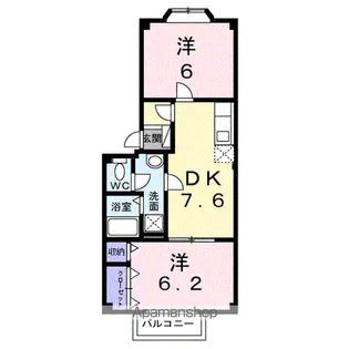 ベルハイム【2階】の間取り