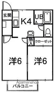ロイヤルヒルズ津志田A【1階】の間取り