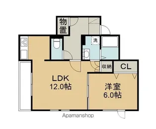 BLUE DOT(ブルードット)【2階】の間取り