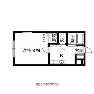 アラモード八乙女Ⅱ【101号室】の間取り