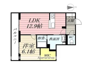 ラピス連坊【1階】の間取り