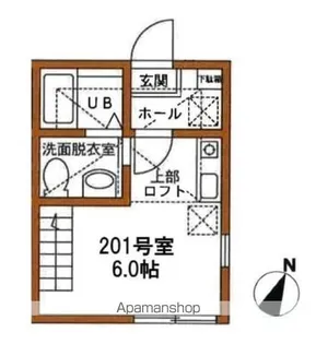 神奈川県横浜市南区大岡1丁目【アパート】の間取り