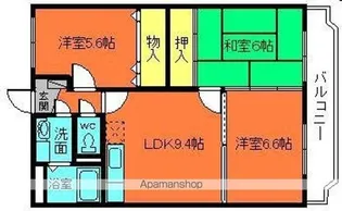 フルーエントⅣ【3階】の間取り