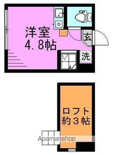 メゾンドオーブ新高円寺【1階】の間取り