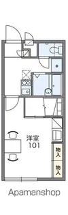 レオパレスラージ グルーブ Ⅰ【209号室】の間取り