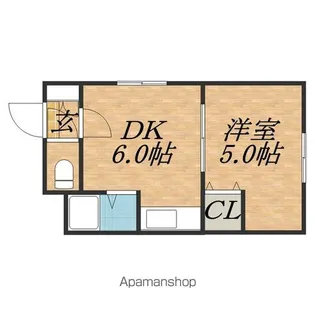 クラッセN21【202号室】の間取り