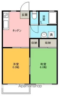 カーザイシタ【1階】の間取り