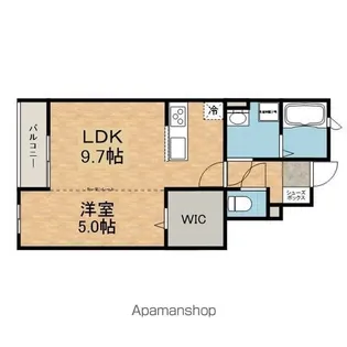 フェリオ一浦【101号室】の間取り