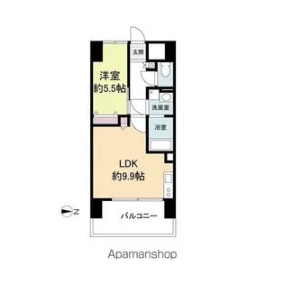 愛知県名古屋市中川区山王1丁目【マンション】の間取り