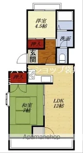 国府台レジデン【2階】の間取り