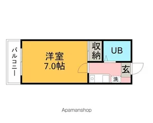 グリンパーク【102号室】の間取り