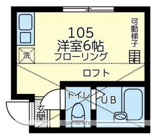 ユナイト追浜ニコラス・モンテーロ【1階】の間取り