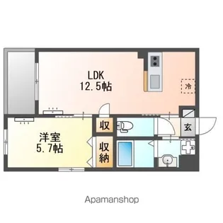 サンジュ(Sanju)【3階】の間取り