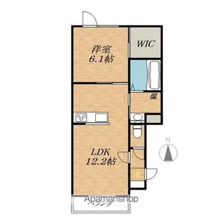 コンフォール弥生【1階】の間取り