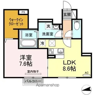 ラ・フェリーチェ・ヴィータ青山【1階】の間取り