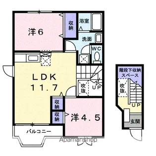 ピュアライズ【2階】の間取り