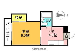 プレアール木屋町【405号室】の間取り