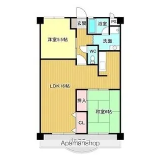 第2サンシャインマンション【4階】の間取り