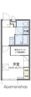 レオパレス静【209号室】の間取り