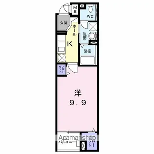 ル クール【2階】の間取り