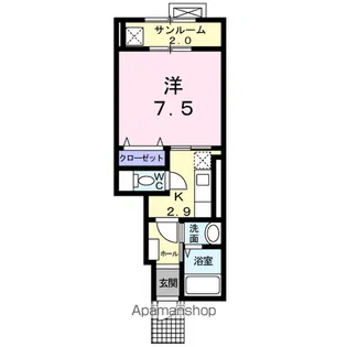 コマンドール【1階】の間取り