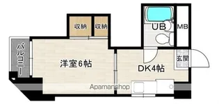 中浦ビル【4階】の間取り